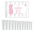 thumbnail image 1 of 240PCS Half Cover False Nails Long Nail Tips Stick-On Fake Nails for Soak Off Nail Extensions Nail Art Tool, 1 of 8