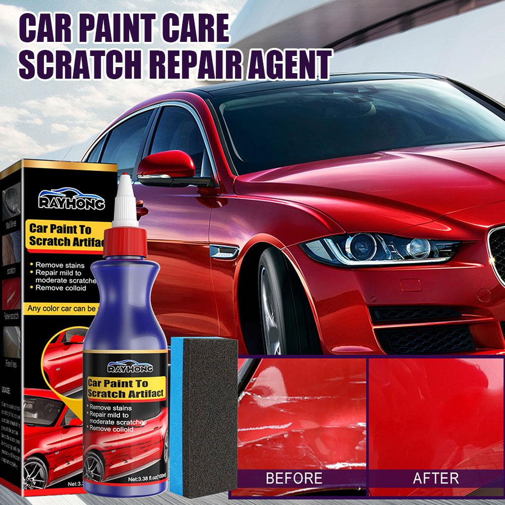 Kit De 2 Crèmes Anti-Rayures Pour Voiture - Réparation De Rayures Légères Et Restauration Du Brillant
