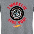 thumbnail image 3 of Hot Wheels - Valentine's I Wheelie Like You - Women's Short Sleeve Graphic T-Shirt, 3 of 5