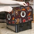 thumbnail image 7 of Pofeuu A Cup Of Black Coffee On A Saucer Print Universal Two Slice Toaster Cover,Dust Cover, Toaster Cover Bread Machine Cover Fits for Most Standard 2 Slice Toasters, 7 of 7