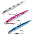 thumbnail image 1 of Goture Fishing Jigs Saltwater 60g-150g with Assist Hook, Glow Vertical Jigs, Speed Fast Lead Jig Sea Fishing Jigging Spoon Lures for Tuna, Salmon , Sailfish , Striped bass, Grouper Snapper, Kingfish, 1 of 7