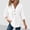 Long sleeve shirts -White, variant on Fall Clothes Women!Homenesgenics Tops for Women Long Sleeve Plus Size Women's Solid Color Button V-Neck Casual Pullover Hooded Drawstring White S