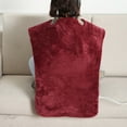 thumbnail image 5 of GAZHEK 32" x23" Red Heated Car Blanket Fleece Electric Car Blanket, Car Cigarette Lighter Socket Storage Bag, Warm Heating Pads Neck And Shoulders Large Heat Wrap Soft Silky Plush Electric Blanket, 5 of 5