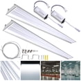 thumbnail image 2 of DELight 2-Pack 40W LED Shop Light 5000K 4000-4500lm Garage Work Shop Hanging Light Feature Ceiling Light Aluminum, 2 of 9