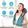 thumbnail image 2 of LAOBEN Neck Massager with Heat, Shiatsu Neck and Shoulder Massager for Men/Women, Office & Home & Car Use, 2 of 6