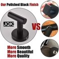 thumbnail image 3 of Gancho para toallas de baño YONGSHENG Acero inoxidable 304 negro mate Paquete de 2, 3 of 5