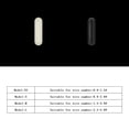 thumbnail image 3 of ZPAQI 300 Pcs/Pack Fishing Bobber Oval Silicone Float Stopper Space Beans Connector, 3 of 20