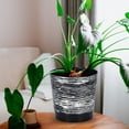 thumbnail image 4 of Yonrjhukm Plastic Flower Pot for Indoor Outdoor Gardening, Sturdy Decorative Rose Planter with Drainage Holes, Lightweight, Versatile Usage for Various Green Plants, 4 of 6