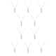 thumbnail image 3 of Qarigey Collares de niña Exquisito collar de mujer Cadena de clavícula para vestido Decoración Plata Type1 NO1 Qarigey CBP199264, 3 of 5