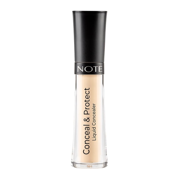 NOTE Conceal and Protect Liquid Concealer, 01 Light Sand, 0.15 oz