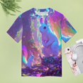 thumbnail image 4 of Funny Squirrel Women's T-Shirt Short Sleeve T Shirts Tops Tee Ladies Loose T, 4 of 6