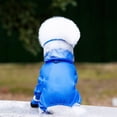 thumbnail image 4 of Small Dog Raincoat, Polyester Waterproofing Hooded Dog Rain Jacket Slicker Poncho Jumpsuit for Puppy Small Pets, Rain Coat with Traction Rope Buckle, 4 of 7