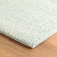 thumbnail image 3 of Dash & Albert Crosshatch Hand Micro Hooked Wool Rug, 10' x 14', Sky, 3 of 6