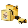 thumbnail image 2 of Lindo arnés tipo mochila para perros, bolsas ajustables para la espalda de animales, transportador automático para mascotas Amarillo S, 2 of 8