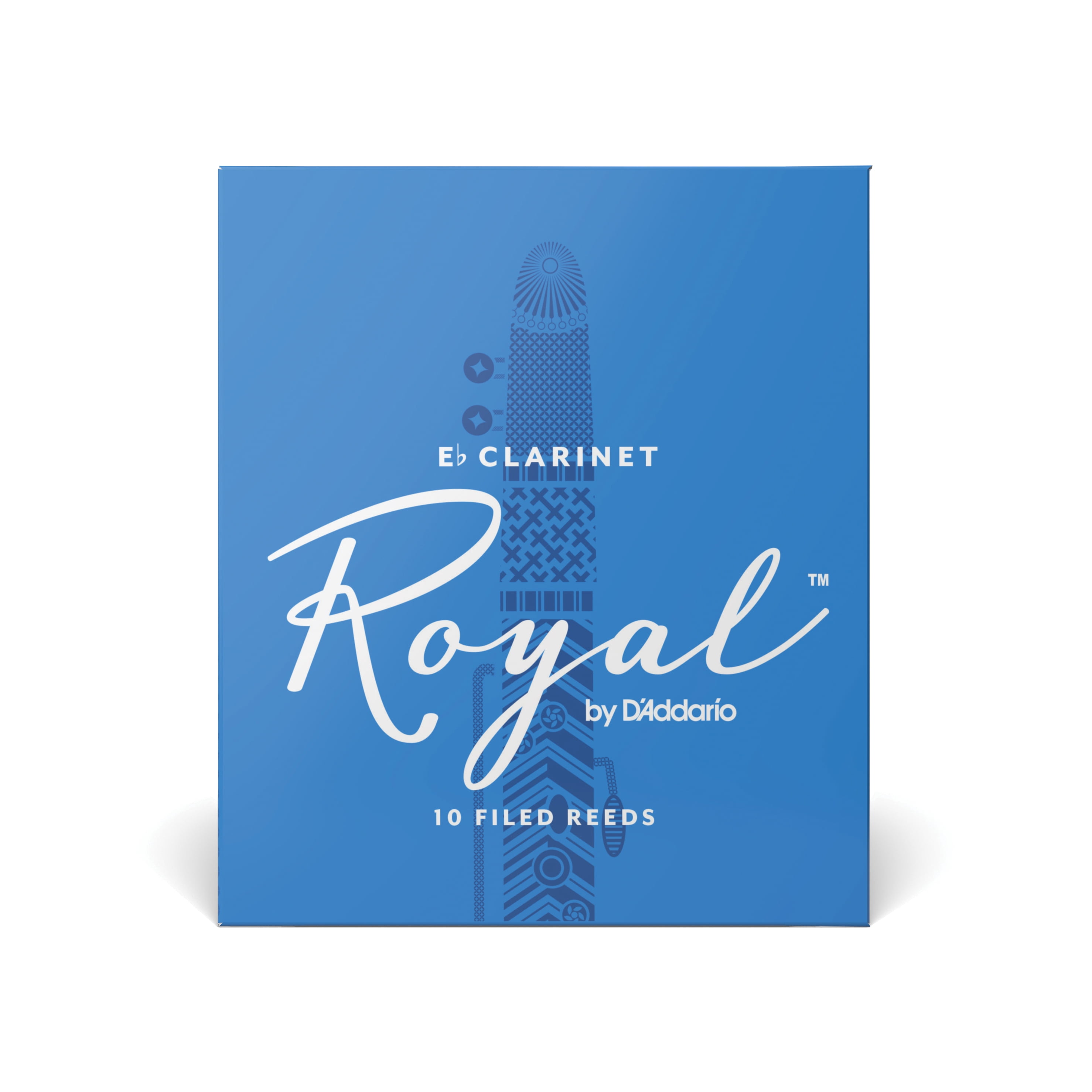 Rico Royal Eb Clarinet Reeds, Box of 10 Strength 3