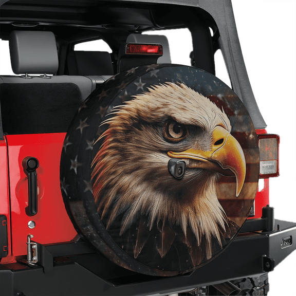 Lotusprinthandmade Beautiful Dragonfly Spare Tire Cover With Backup Camera Hole 6 Sizes