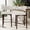 Off-white, variant on 26 Inch Counter Height Bar Stools with Wood Legs, Linen Fabric Upholstered Bar Chairs with Back and Metal Footrest for Kitchen Island and Bar, 2 Pack, Dark Gray