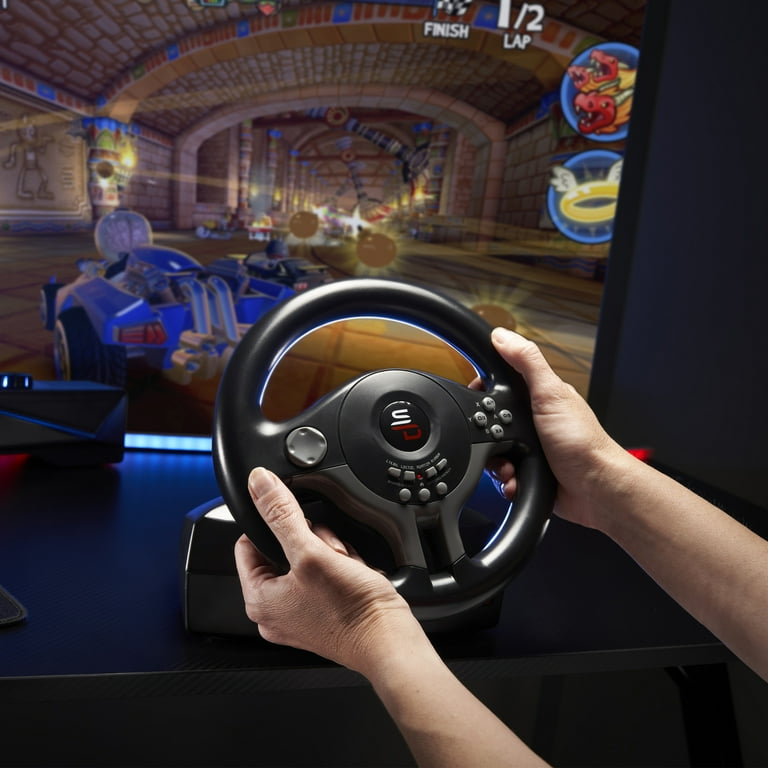 Free Shipping! Subsonic Steering Wheel SV250 for Racing Games with