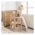 thumbnail image 2 of Cat Tree with Sisal Scratching Posts - Multi-Level Cat Tower for Indoor Cats - Fluffy Hammock & Condo - Stable & Easy Assembly, 2 of 9