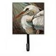 thumbnail image 2 of Carolines Treasures JMK1212SH4 White Egret Leash or Key Holder 7Hx4.25W multicolor, 2 of 2