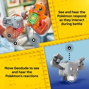 LEGO Pokémon SMART Play: Charmander and Geodude's Cavern Clash - Compatible Set with 2 SMART Tags and 2 Pokémon Figures - Interactive Building Toy - Gift for Boys and Girls, Ages 6+ 72157