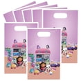 thumbnail image 5 of Bolsas de regalo para fiesta de casa de muñecas Gabby, bolsas de plástico con temática de gato para dulces, para baby shower, fiestas de cumpleaños de niñas y niños, suministros de decoración, 5 of 5