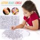 thumbnail image 5 of 1200 Uds cuentas blancas con letras cuentas acrílicas del alfabeto de 7mm cuentas AZ para hacer joyería DIY collares pulseras regalo hecho a mano, 5 of 5