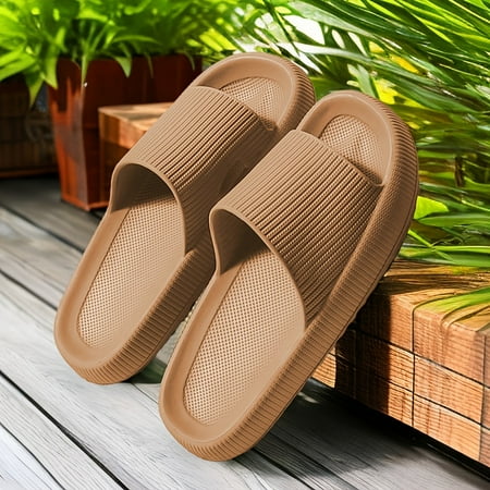 

Men s Comfy Non Slip Breathable Casual Slides - Summer Cross Strap Slippers