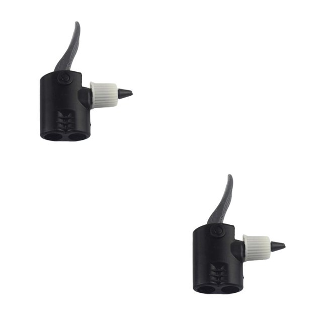 Eigraketly Adaptador de válvula de doble cabeza para bicicleta, neumático de ciclismo, bomba de aire, Conector de inflador, piezas de pelotas de uno 2piezas Eigraketly CBP101336