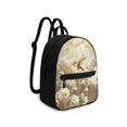 thumbnail image 2 of HELLHERO Hummingbird Rose Pattern Small Backpack for Women Lightweight Mini Bags for Hiking Travel, Polyester Waterproof Mini Backpack, 2 of 8