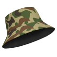thumbnail image 2 of Camouflage Bucket Hat, Personalized Acrylic Fisherman Hat, Soft and Warm Casual Outdoor Cap for Daily Wear, 2 of 6