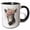 Black/White, variant on 3drose, Floral Zebra Face Illustration, 11oz Mug
