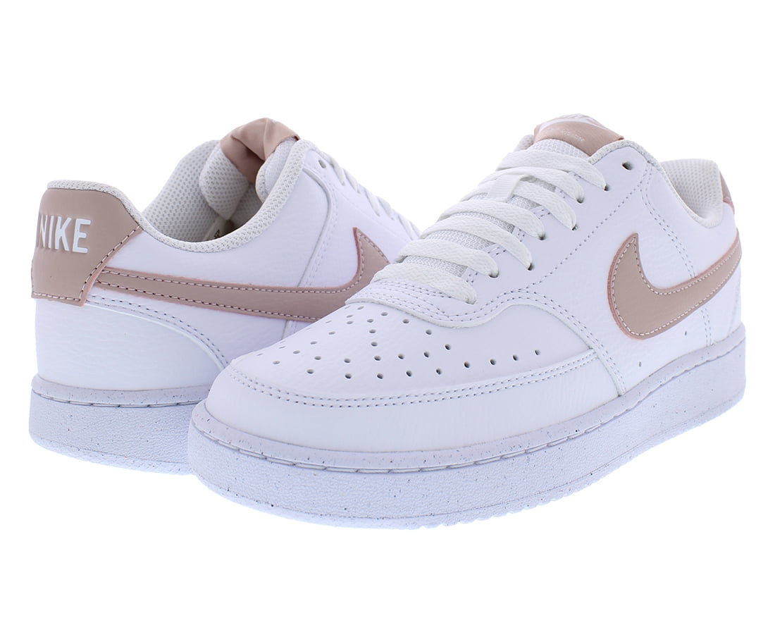 Nike Court Vision Low Next Nature Womens Shoes Size 10.5, Color: White/Pink Oxford