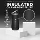 thumbnail image 2 of Copa de champán BrüMate con AISLAMIENTO de acero inoxidable 355 ml, 2 of 8