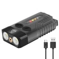 thumbnail image 1 of 1000LM LED Luz de trabajo 1000mAh Beep IPX4 Herramientas impermeables para exteriores (Negro) Ehuebsd Para Estrenar, 1 of 4
