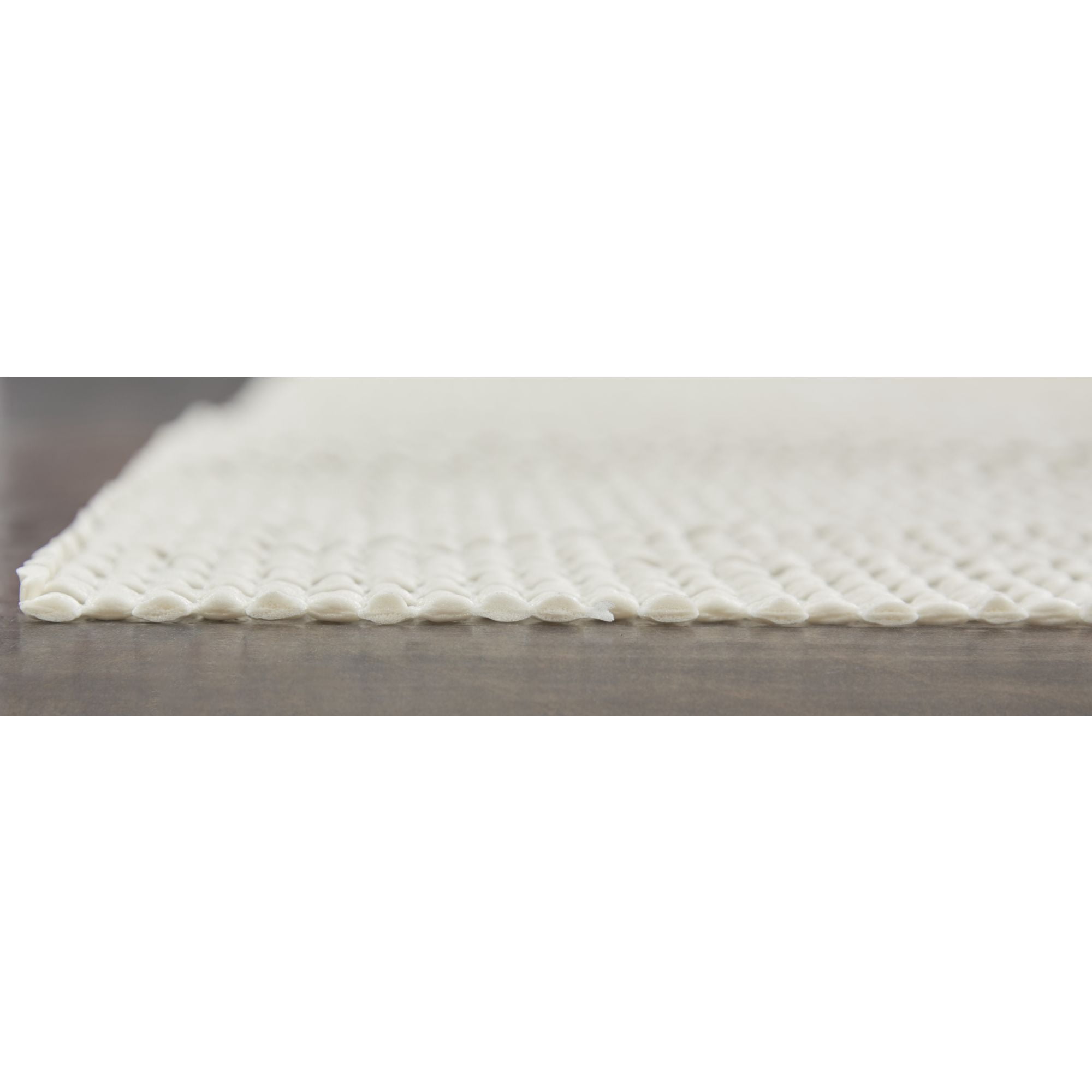 Grid-Loc Ivory 4'8" x 7'6" Non-Slip Rug Pag