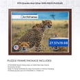 thumbnail image 2 of ArtToFrames 27.57x19.68 Inch - 70x50 CM Red Puzzle Frame for 1000 piece Puzzles.1.25 Inch Custom MDF Puzzle Frames, Cherry - Comes with Economy Acrylic, 2 of 6