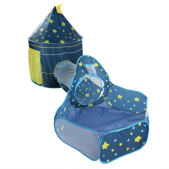 Crawling Tunnel Play Tent, Ball Pool Baby Tent, Tunnel Play Tent Children Play Tent For Toddlers Kids Blue