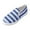 Blue, variant on Womens Canvas Loafers Casual Trendy Color Block Elastic Slip on Flat Shoes Ligheweight Low Top Round Toe Walking Shoes Blue Size 7