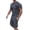 Gray, variant on Mens T Shirts & Shorts Set 2 Pieces Tracksuit Summer Outfits Suit Activewear Sweatsuits Casual Short Red M