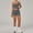 Gray, variant on SKQIT 2 Piece Workout Sets for Women Spaghetti Straps Color Block Tank Top High Waist Booty Lifting Shorts Yoga Outfits