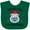 Green, variant on Inktastic Are You Yeti for Christmas with Yeti and Snowflakes Adult Boys or Girls Baby Bib
