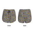 thumbnail image 4 of Disketp Modern Excavator Print Women's Shorts Workout Shorts for Athletic Gym Running Shorts with Phone Pockets Small, 4 of 8