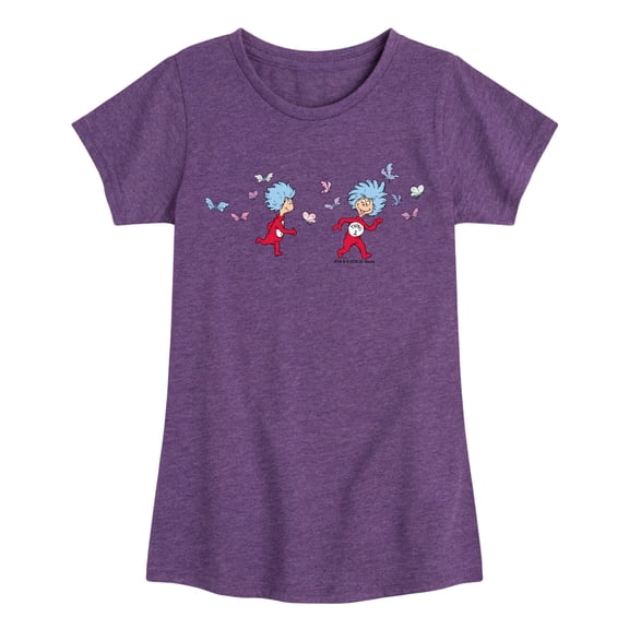 The Cat in the Hat - The Things - Youth Girls Fitted Short Sleeve T-Shirt
