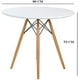 thumbnail image 2 of Mesa Eames Redonda 80 MDF Blanca Grupo Microtec Estilo Eames Patas comedor de Madera Minimalista Grupo Microtec minimalista, 2 of 4