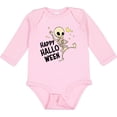 thumbnail image 3 of Inktastic Happy Halloween with Dancing Skeleton Boys or Girls Long Sleeve Baby Bodysuit, 3 of 5