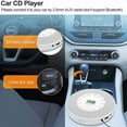 thumbnail image 2 of Bluetooth CD Player Portable Stereo Sound System Rechargeable Playback CD/CD-R/CD-RW/MP3 USB AUX IN Earphone Jack, 2 of 10