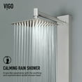 thumbnail image 2 of Vigo Vg08017 Sutton Thermostatic Shower Panel - Stainless Steel, 2 of 10