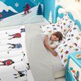 thumbnail image 5 of Erosebridal Black Hockey Puck 7 Pieces Full Size Bedding Sets,Modern Ice Skater Full Size Bed in a Bag,Light Gray Reversible, 5 of 7