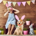 thumbnail image 4 of CY5O5ee 4 PCS Easter Pet Outfit Cute Rabbit Ears Headband Bowtie Carrot Rope Chew Toys for Small Medium Large Dogs Birthday Party Accessories, 4 of 7